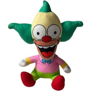 The Simpsons Krusty the Clown Plush Toy Factory 13” Stuffed Doll 2021